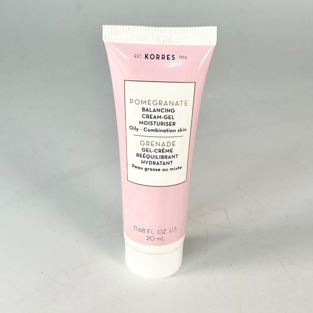 Korres Pomegranate Balancing Cram Gel Moisturizer Travel .68 fl oz 20ml New
